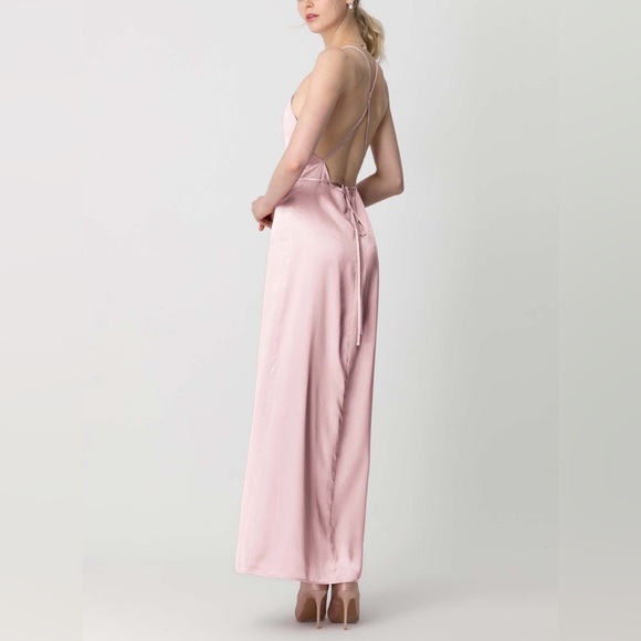 Lily Silk Perfect Party Ready Wrap Silk Maxi Dress - Picture 4 of 8